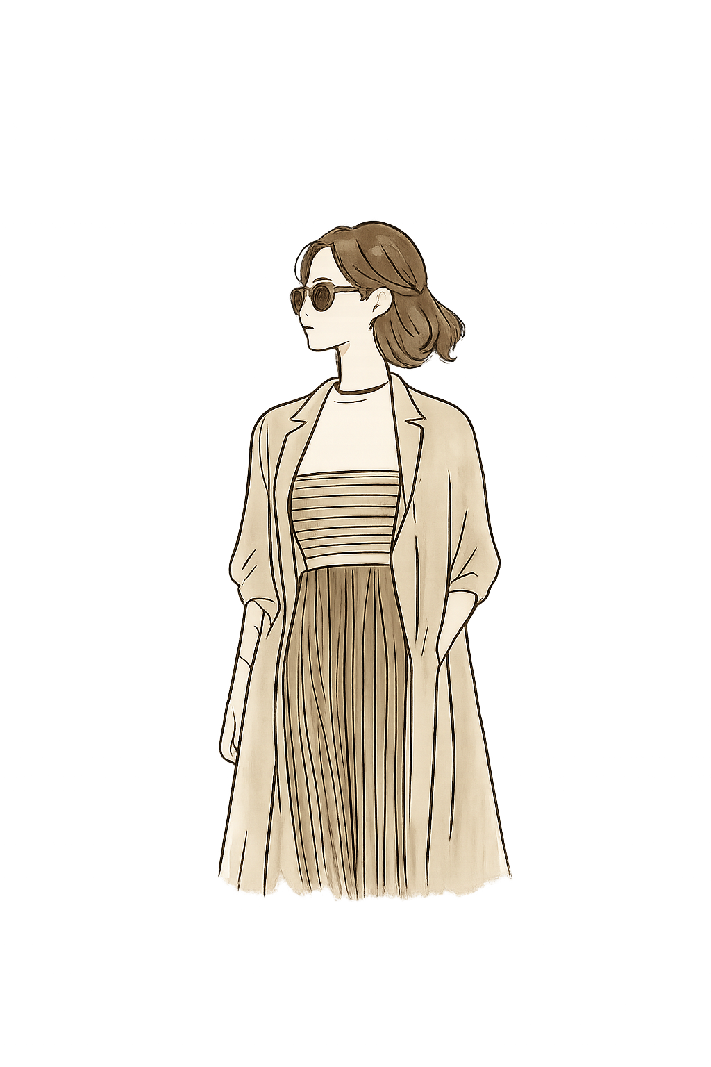 肖像撮影のイメージイラスト