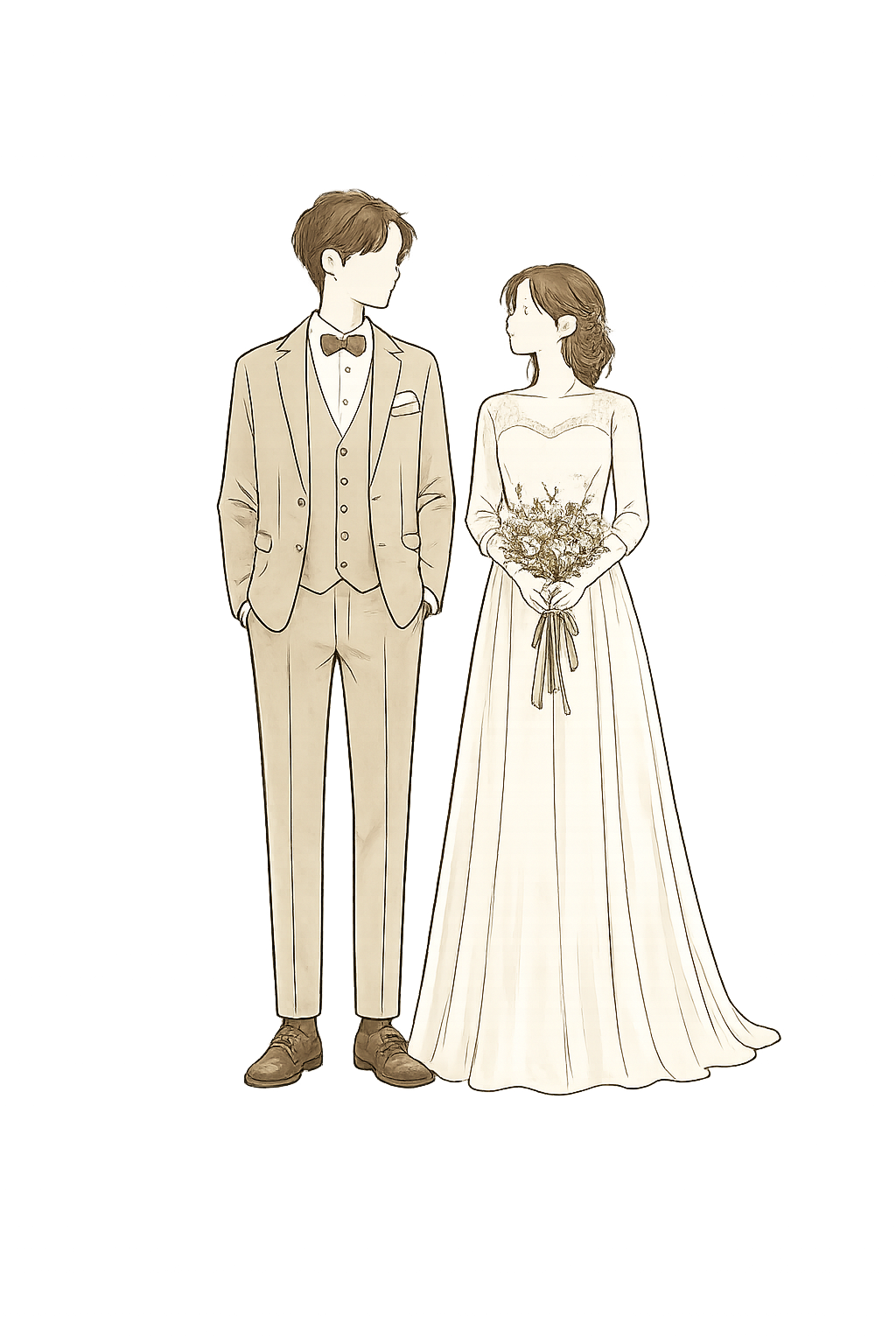 フォト・ウェディングのイメージイラスト